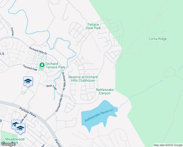 map of restaurants, bars, coffee shops, grocery stores, and more near 142 Dolci in Irvine