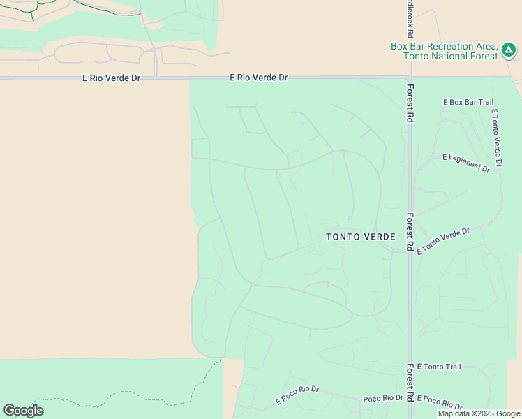 map of restaurants, bars, coffee shops, grocery stores, and more near 27407 North Quintana Drive in Rio Verde