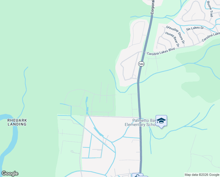 map of restaurants, bars, coffee shops, grocery stores, and more near 213 Cabots Creek Drive in Myrtle Beach