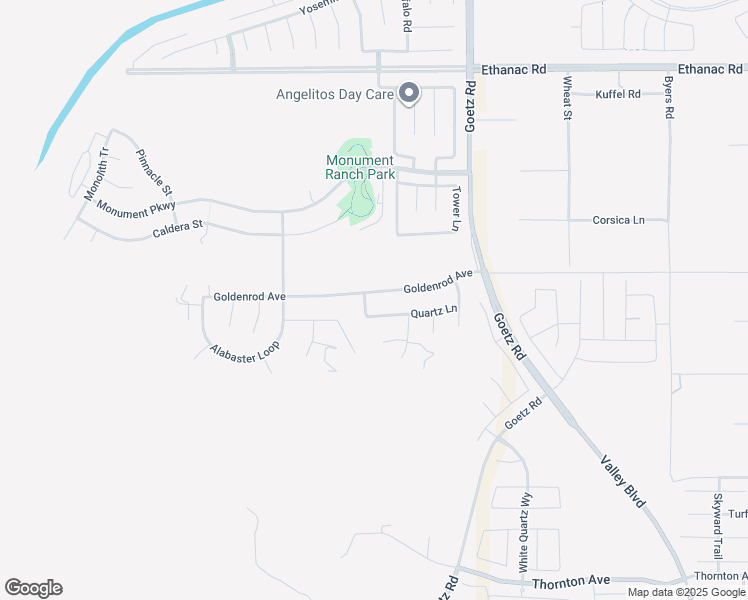 map of restaurants, bars, coffee shops, grocery stores, and more near 129 Goldenrod Avenue in Perris