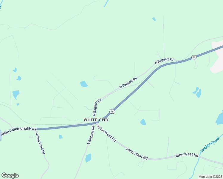 map of restaurants, bars, coffee shops, grocery stores, and more near 6914 North Baggett Road in Douglasville