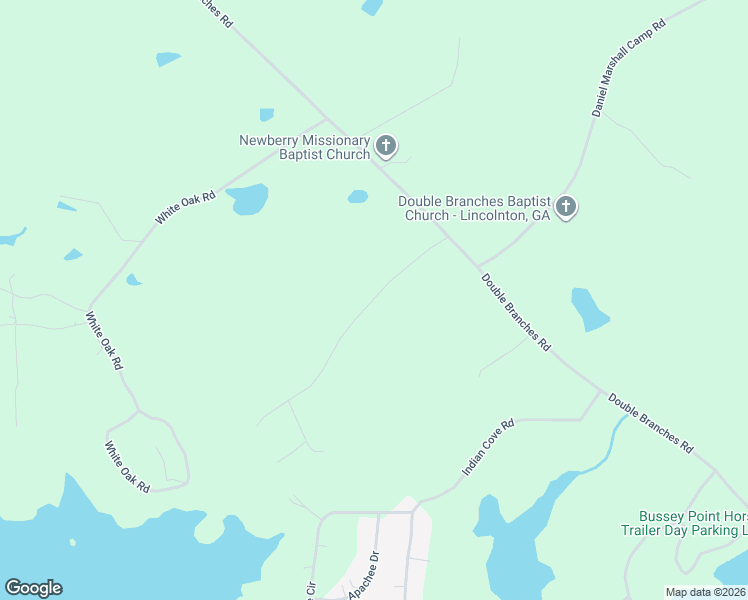 map of restaurants, bars, coffee shops, grocery stores, and more near 1267 Mosley Road in Lincolnton