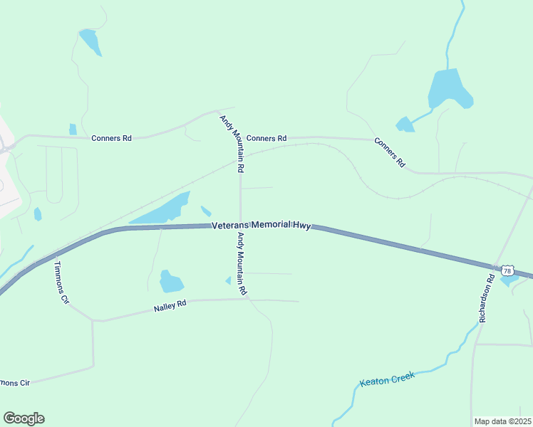 map of restaurants, bars, coffee shops, grocery stores, and more near 14300 Veterans Memorial Highway in Villa Rica