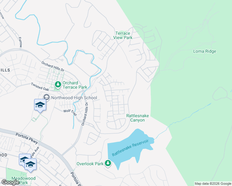 map of restaurants, bars, coffee shops, grocery stores, and more near 136 Donati in Irvine