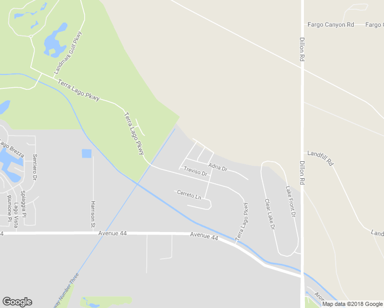 map of restaurants, bars, coffee shops, grocery stores, and more near 43240 Arolo Way in Indio