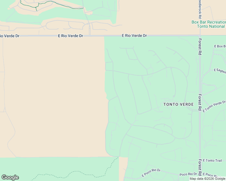 map of restaurants, bars, coffee shops, grocery stores, and more near 27414 North Agua Verde Drive in Rio Verde