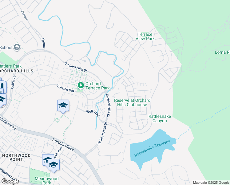 map of restaurants, bars, coffee shops, grocery stores, and more near 123 Oceano in Irvine
