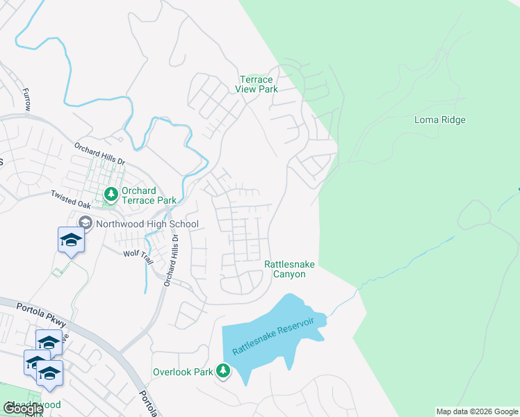 map of restaurants, bars, coffee shops, grocery stores, and more near 110 Donati in Irvine