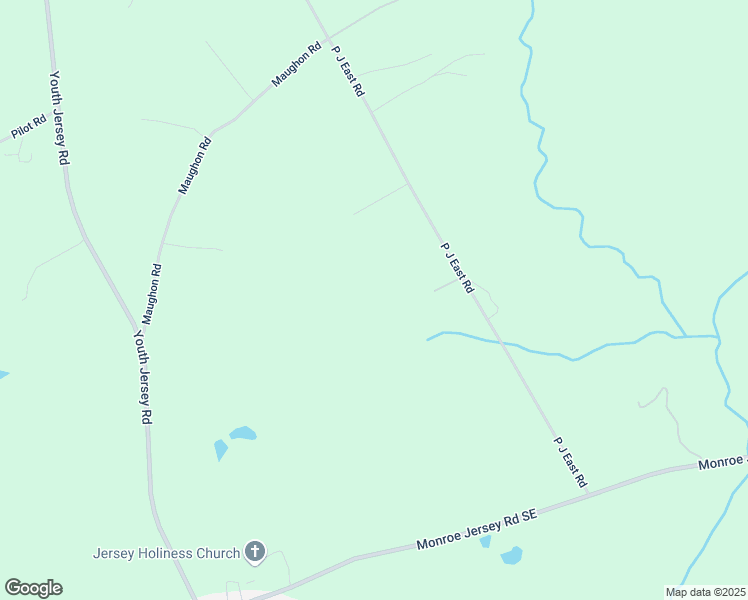map of restaurants, bars, coffee shops, grocery stores, and more near 1275 P J East Road in Covington