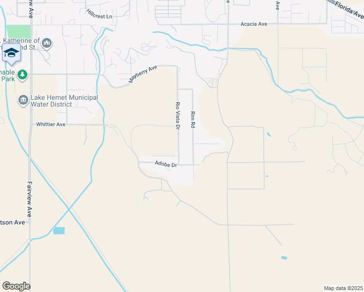 map of restaurants, bars, coffee shops, grocery stores, and more near 26600 Rio Vista Drive in Hemet