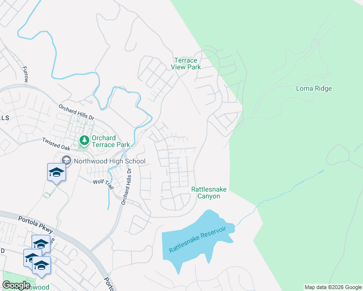 map of restaurants, bars, coffee shops, grocery stores, and more near 107 Donati in Irvine