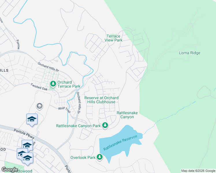 map of restaurants, bars, coffee shops, grocery stores, and more near 136 Donati in Irvine