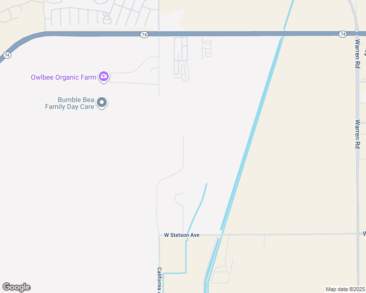 map of restaurants, bars, coffee shops, grocery stores, and more near 26543 California Avenue in Hemet