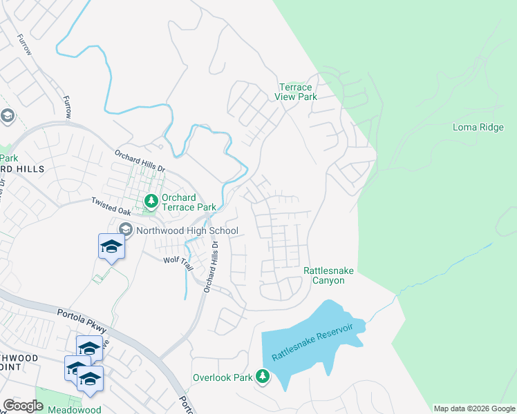 map of restaurants, bars, coffee shops, grocery stores, and more near 146 Bellini in Irvine