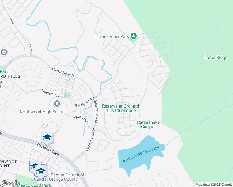map of restaurants, bars, coffee shops, grocery stores, and more near 146 Bellini in Irvine