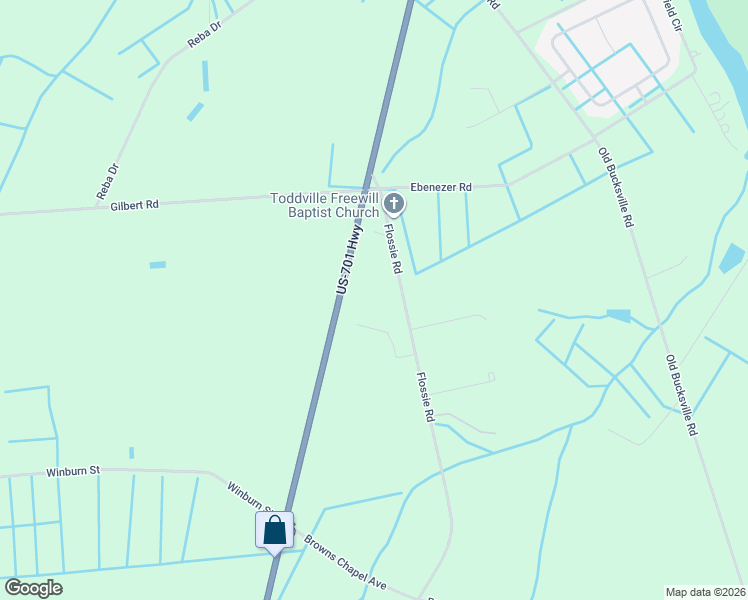 map of restaurants, bars, coffee shops, grocery stores, and more near 6093 U.S. 701 in Conway