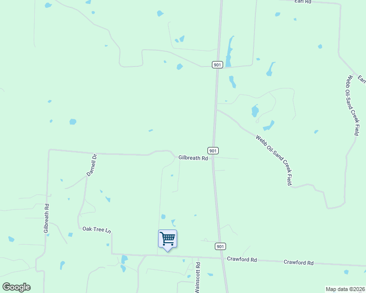 map of restaurants, bars, coffee shops, grocery stores, and more near 14 Gilbreath Road in Sadler