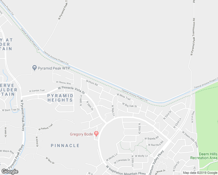 map of restaurants, bars, coffee shops, grocery stores, and more near 27718 North 56th Glen in Phoenix