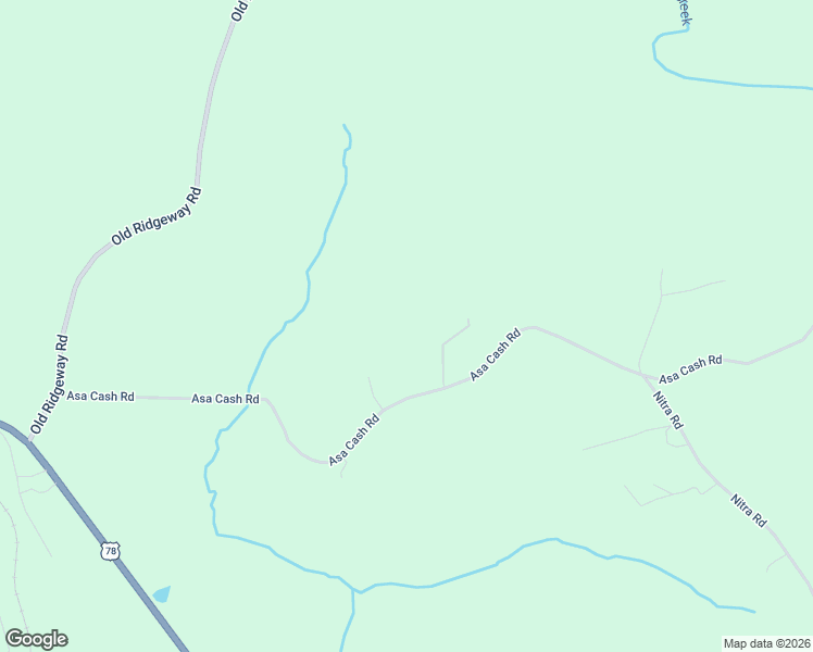 map of restaurants, bars, coffee shops, grocery stores, and more near 510 Asa Cash Road in Bremen