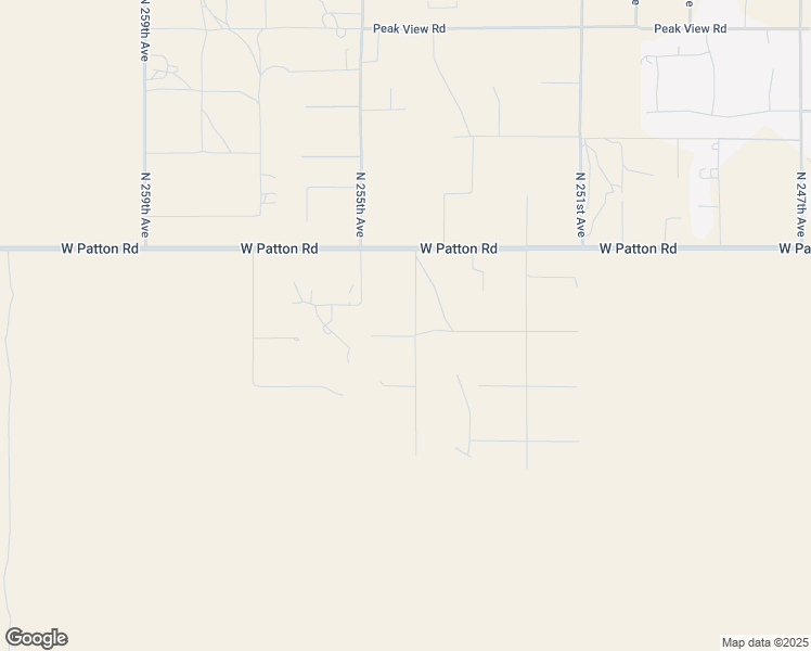 map of restaurants, bars, coffee shops, grocery stores, and more near 25414 West Blue Sky Drive in Wittmann