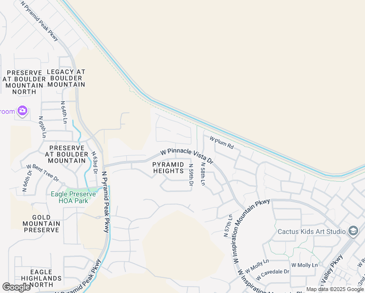 map of restaurants, bars, coffee shops, grocery stores, and more near 5919 West Oberlin Way in Phoenix