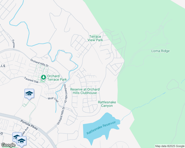 map of restaurants, bars, coffee shops, grocery stores, and more near 129 Bellini in Irvine