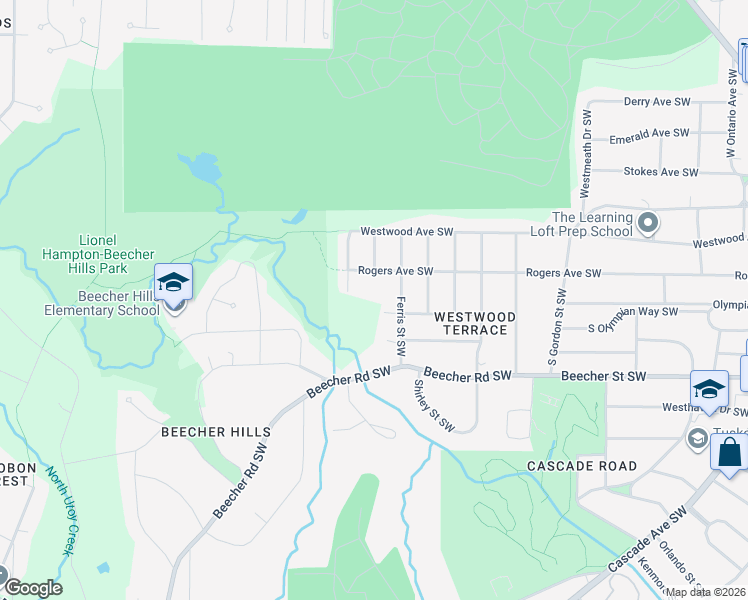 map of restaurants, bars, coffee shops, grocery stores, and more near 684 Brennan Lane Southwest in Atlanta