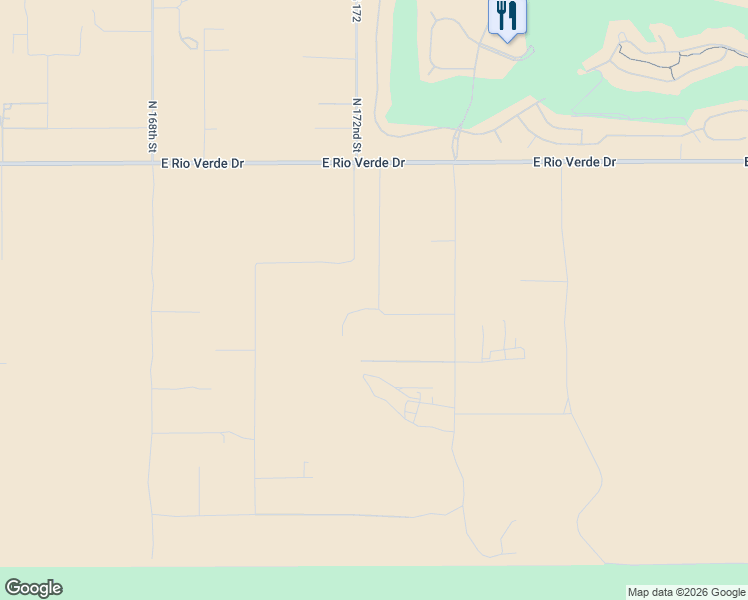 map of restaurants, bars, coffee shops, grocery stores, and more near 17204 East Estancia Way in Scottsdale