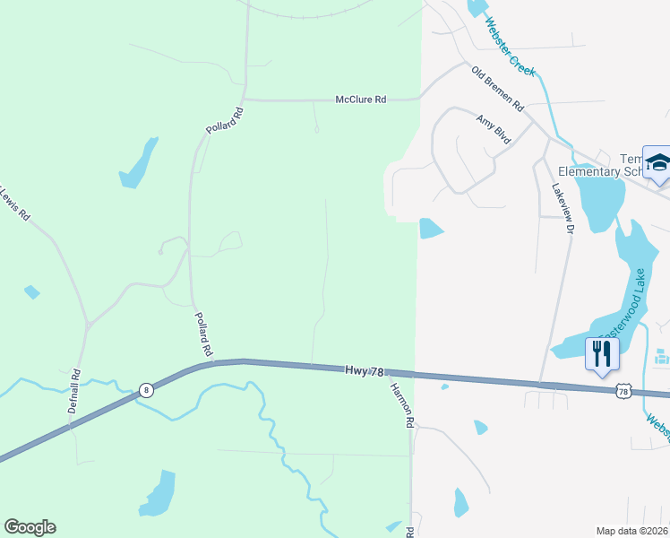 map of restaurants, bars, coffee shops, grocery stores, and more near 141 Brookshire Drive in Temple