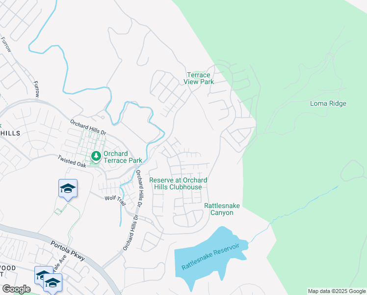 map of restaurants, bars, coffee shops, grocery stores, and more near 129 Bellini in Irvine