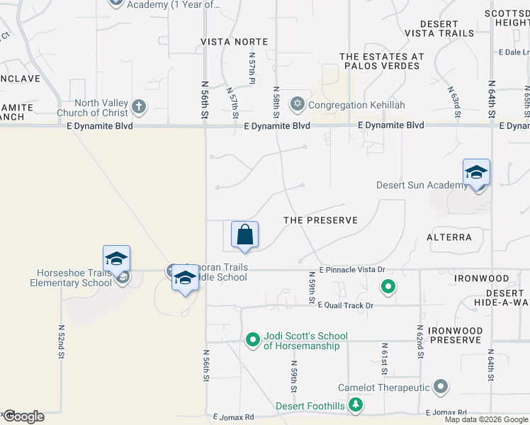 map of restaurants, bars, coffee shops, grocery stores, and more near 5725 East Hedgehog Place in Scottsdale