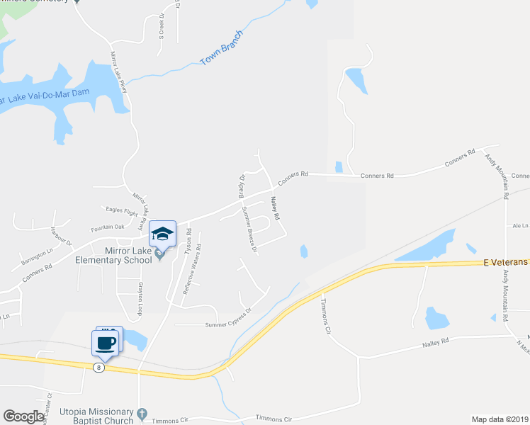 map of restaurants, bars, coffee shops, grocery stores, and more near 4008 Shaded Oasis Lane in Villa Rica