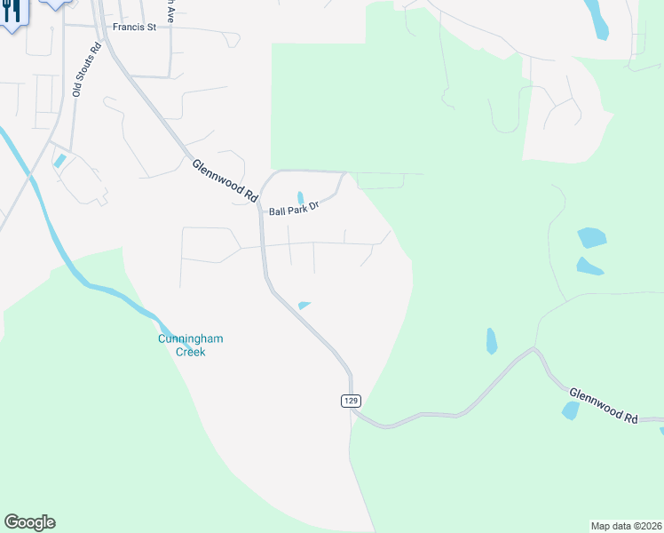 map of restaurants, bars, coffee shops, grocery stores, and more near 925 Triple Creek Lane in Morris