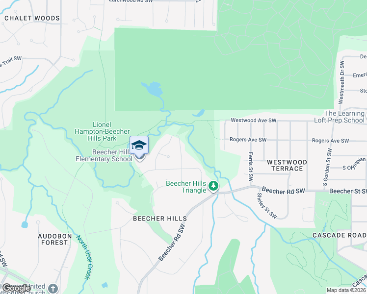 map of restaurants, bars, coffee shops, grocery stores, and more near 1012 Fleetwood Circle Southwest in Atlanta