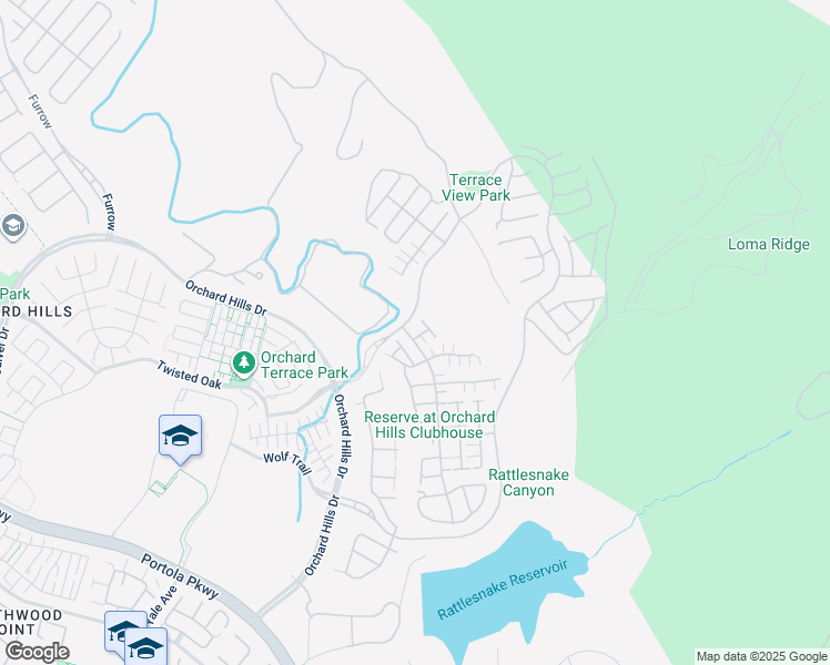 map of restaurants, bars, coffee shops, grocery stores, and more near 113 Vigna in Irvine