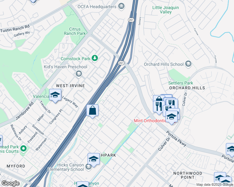 53 Olivehurst, Irvine CA Walk Score