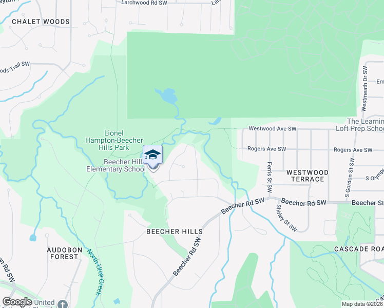 map of restaurants, bars, coffee shops, grocery stores, and more near 1012 Fleetwood Circle Southwest in Atlanta