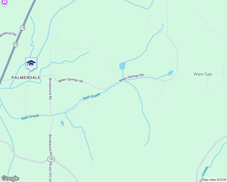 map of restaurants, bars, coffee shops, grocery stores, and more near 5601 Miles Springs Road in Pinson