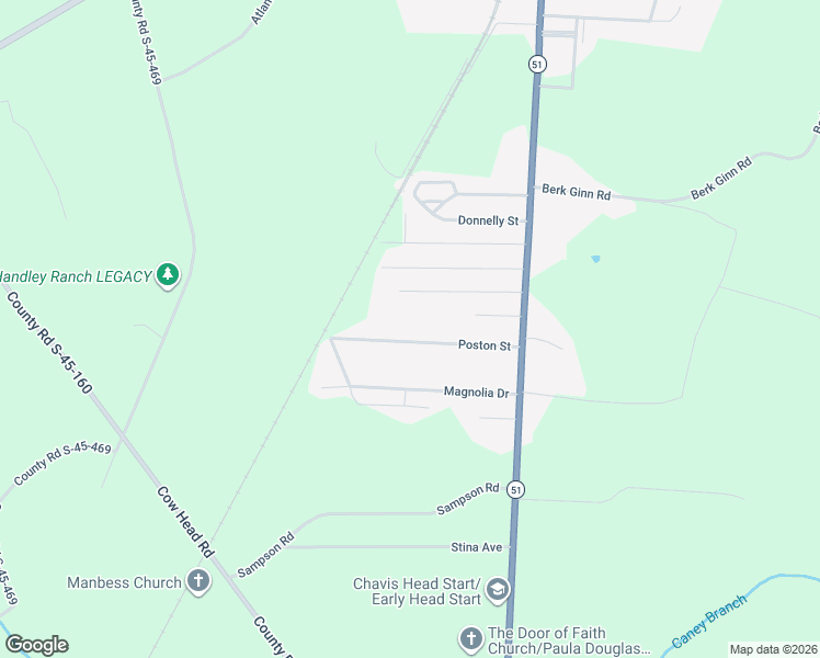 map of restaurants, bars, coffee shops, grocery stores, and more near 111 Poston Street in Hemingway