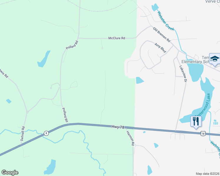 map of restaurants, bars, coffee shops, grocery stores, and more near 141 Brookshire Drive in Temple