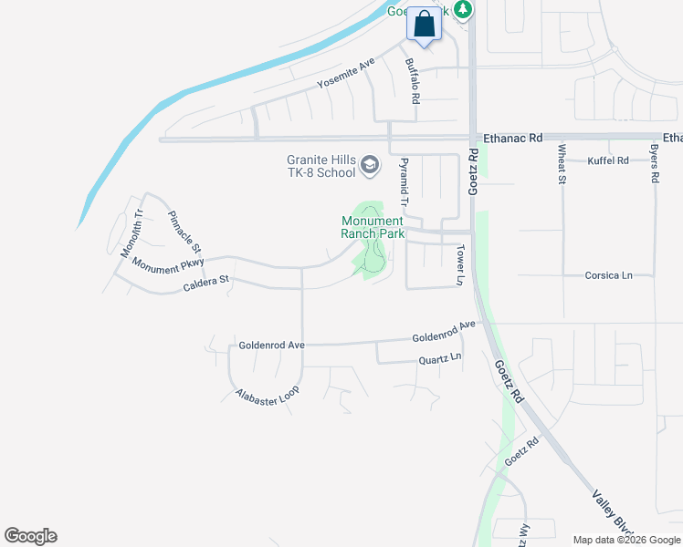 map of restaurants, bars, coffee shops, grocery stores, and more near 194 Caldera Street in Perris
