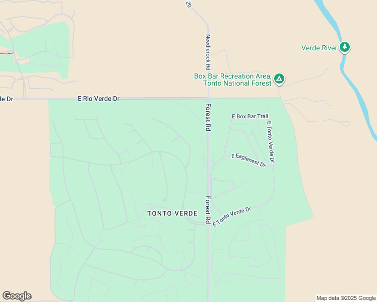 map of restaurants, bars, coffee shops, grocery stores, and more near 27712 Desierto Drive in Rio Verde