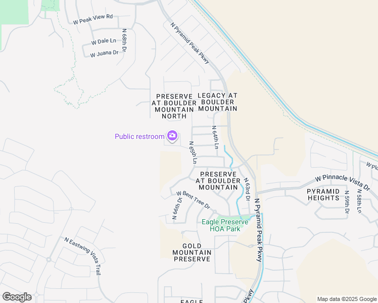 map of restaurants, bars, coffee shops, grocery stores, and more near 27806 North 65th Lane in Phoenix