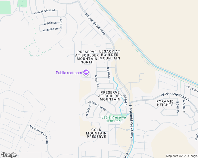 map of restaurants, bars, coffee shops, grocery stores, and more near 6527 West Eagle Talon Trail in Phoenix