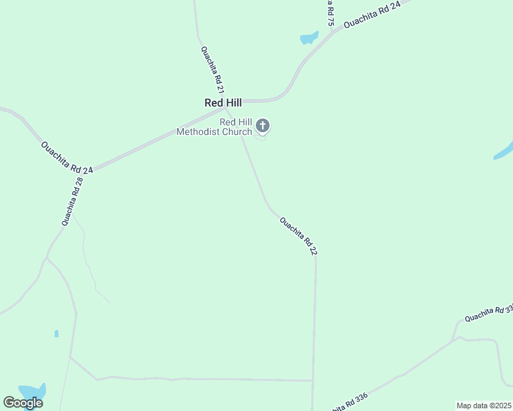 map of restaurants, bars, coffee shops, grocery stores, and more near 687 Ouachita Road 22 in Chidester