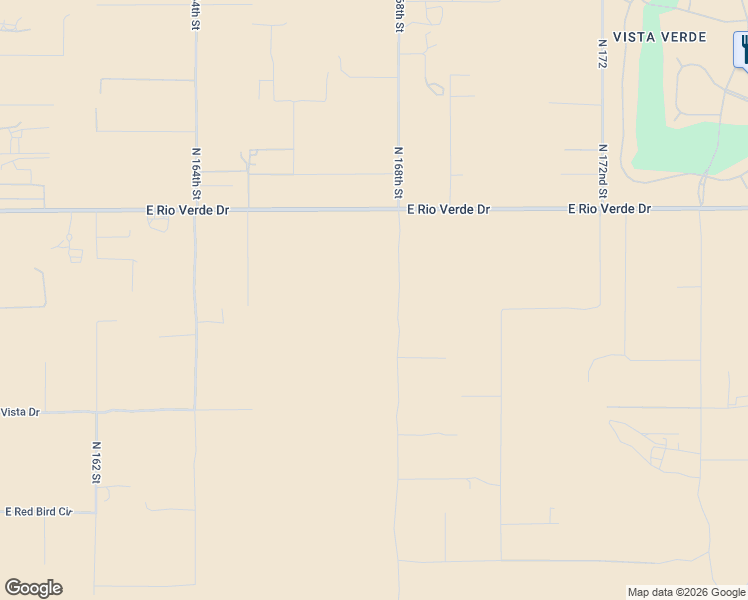 map of restaurants, bars, coffee shops, grocery stores, and more near 27820 North 168th Street in Scottsdale