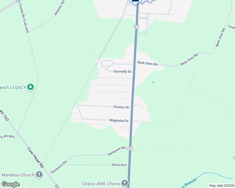 map of restaurants, bars, coffee shops, grocery stores, and more near 45 Washington Street in Hemingway