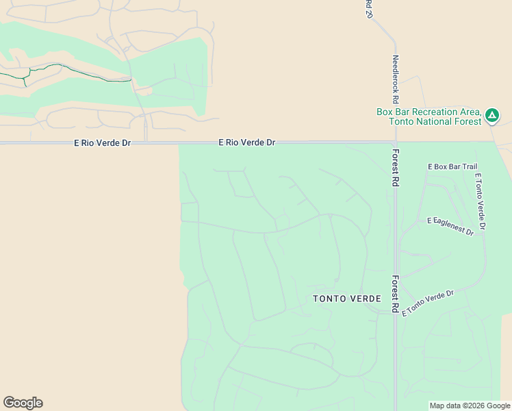 map of restaurants, bars, coffee shops, grocery stores, and more near 27820 North Lucero Drive in Rio Verde