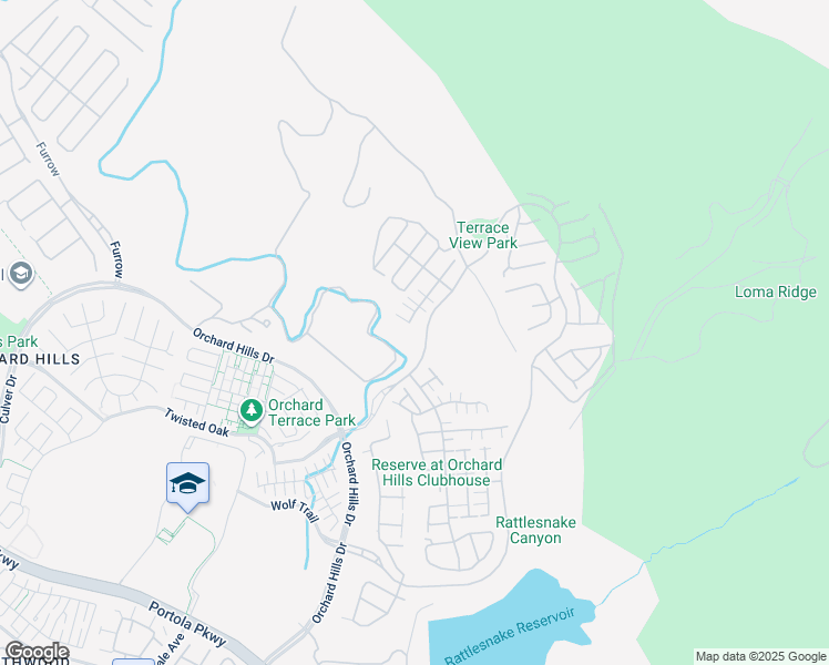 map of restaurants, bars, coffee shops, grocery stores, and more near 103 Winnett in Irvine