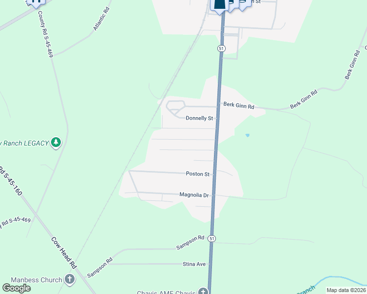 map of restaurants, bars, coffee shops, grocery stores, and more near 45 Washington Street in Hemingway